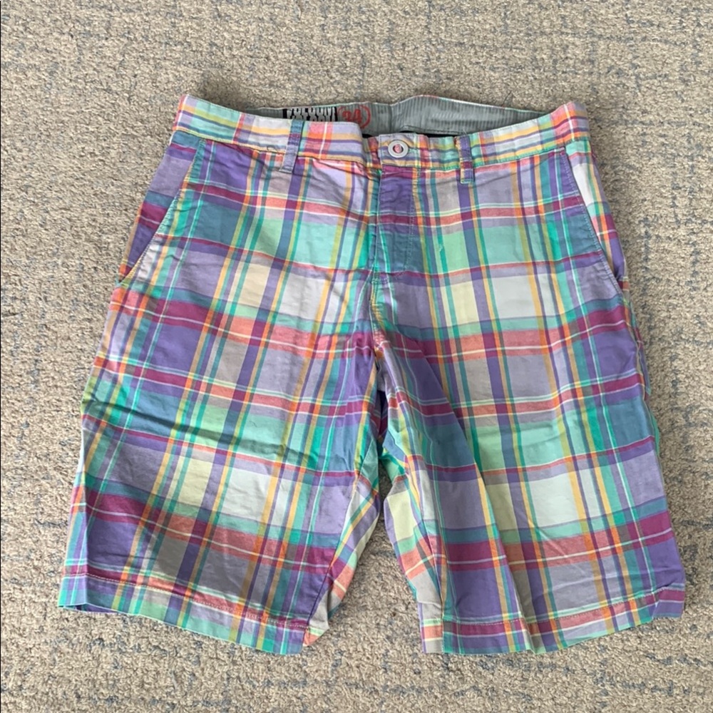 Volcom Colorful Plaid Shorts